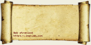 Miloš Crnjanski vizit kartica